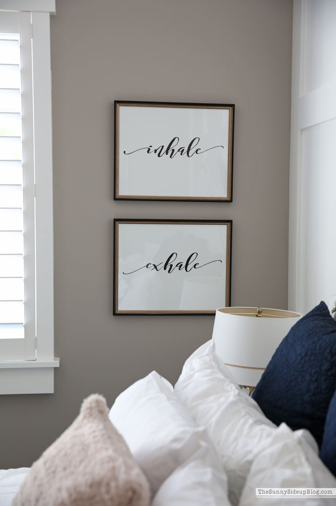 Cozy Guest Bedroom Re-fresh - The Sunny Side Up Blog