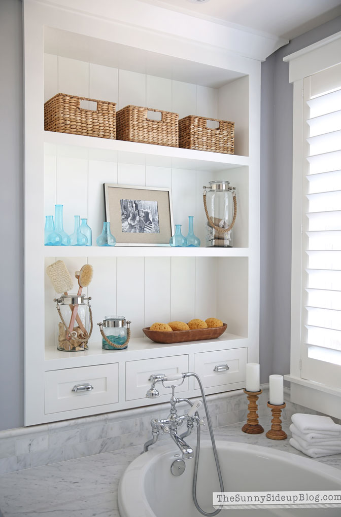 Organizing with baskets (Sunny Side Up)