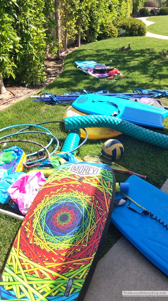 Outdoor Pool Organization (Sunny Side Up)