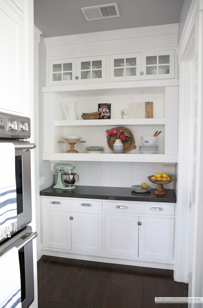 Kitchen Shelf Styling (Sunny Side Up)
