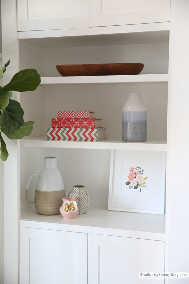 Spring/Summer Family Room Decor - The Sunny Side Up Blog