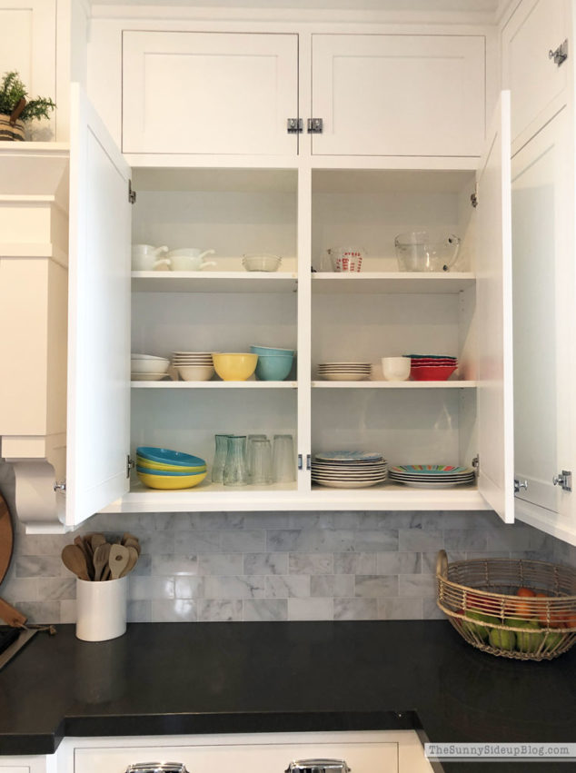 Organized Kitchen Cupboards The Sunny Side Up Blog