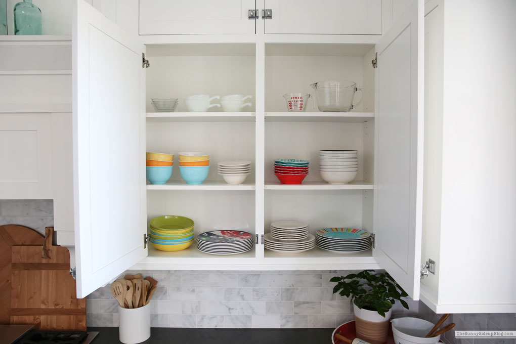 Organized Kitchen Cupboards (Sunny Side Up)