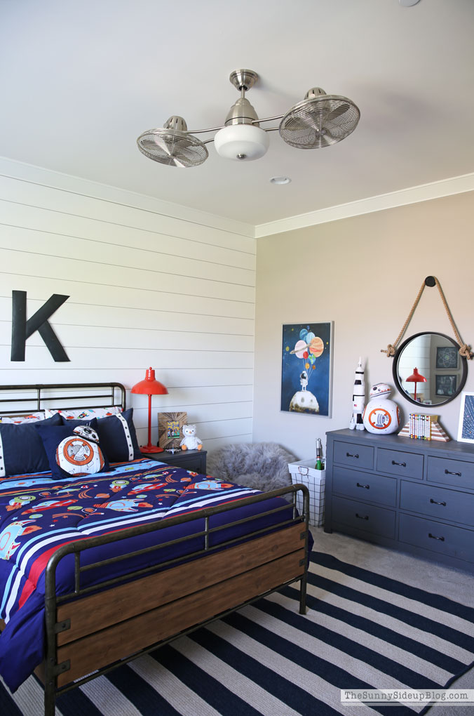 Boys Space Themed Bedroom (Sunny Side Up)