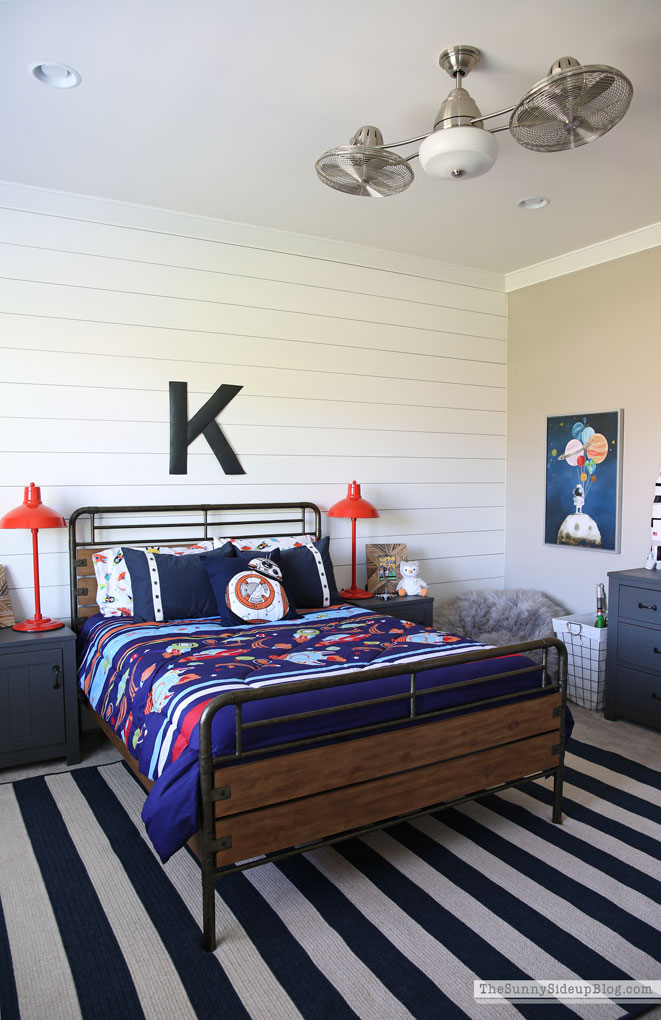 Boys Space Themed Bedroom (Sunny Side Up)