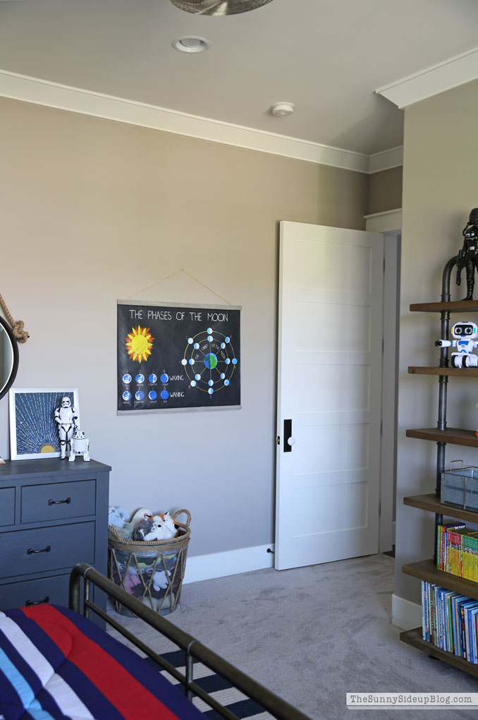 Boys Space Themed Bedroom (Sunny Side Up)