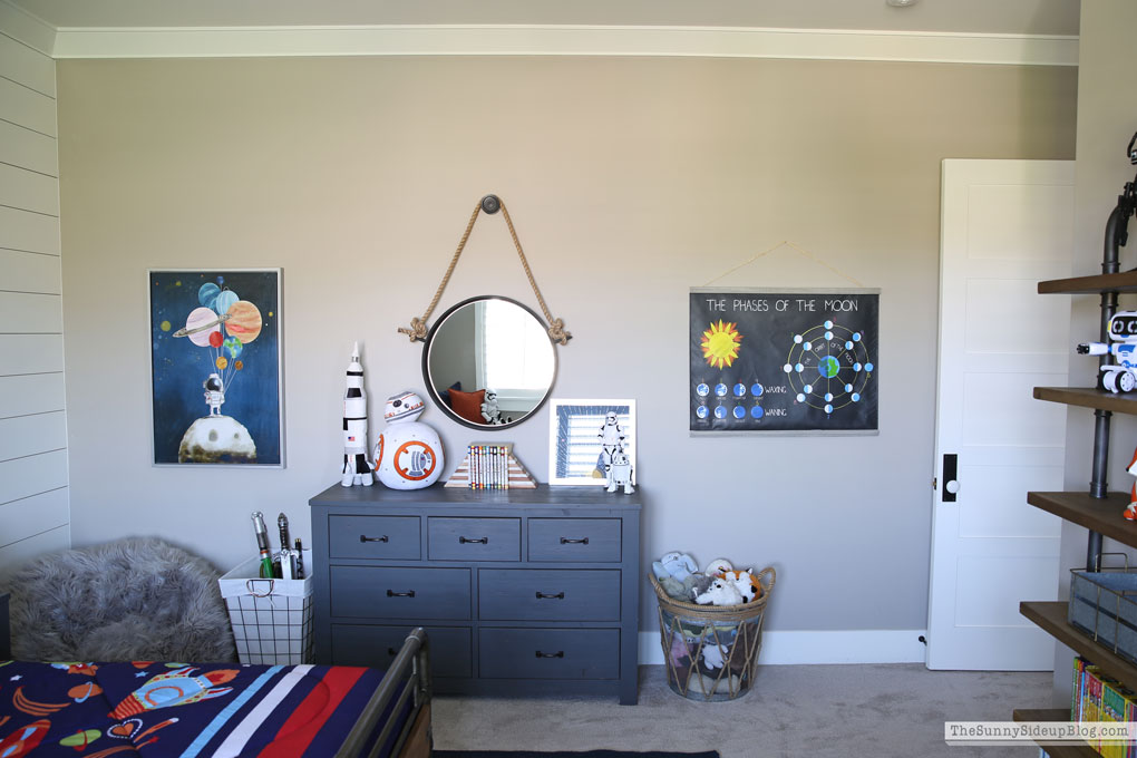 Boys Space Themed Bedroom (Sunny Side Up)