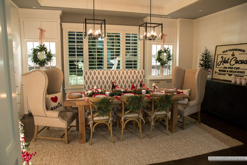 Christmas Dining Room (Sunny Side Up)