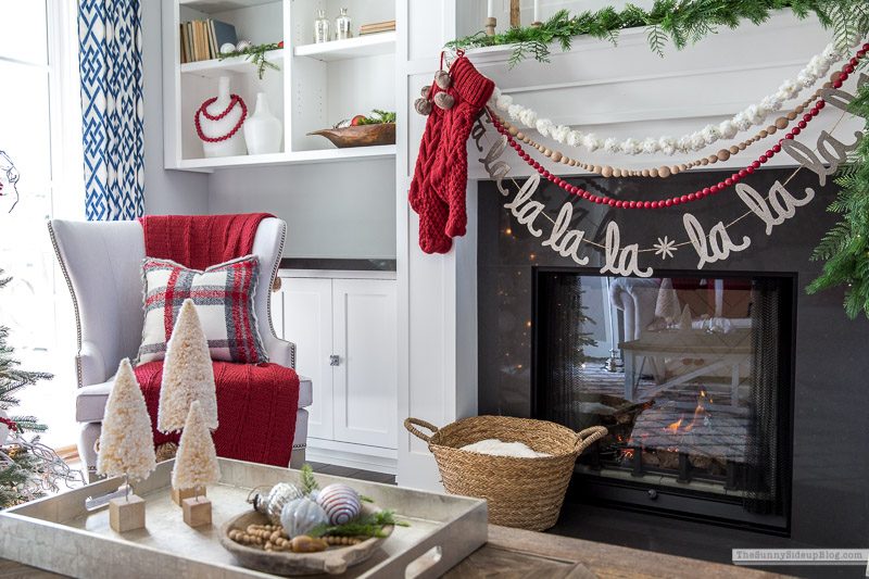 Living Room Christmas Decor (Sunny Side Up)