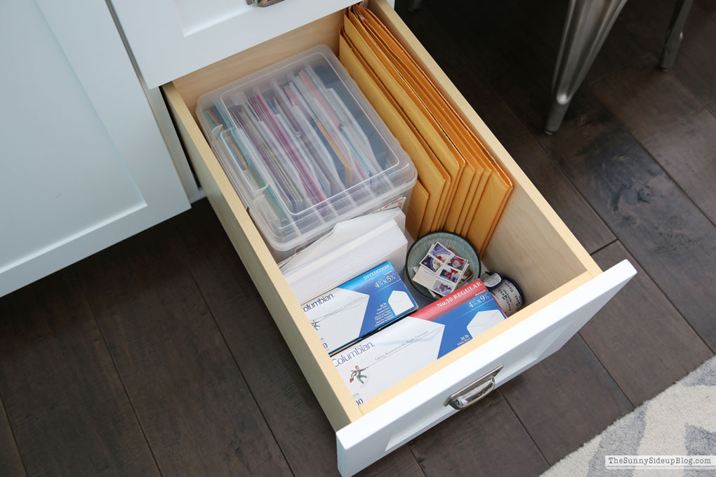 Organized Wrapping Supplies - The Sunny Side Up Blog