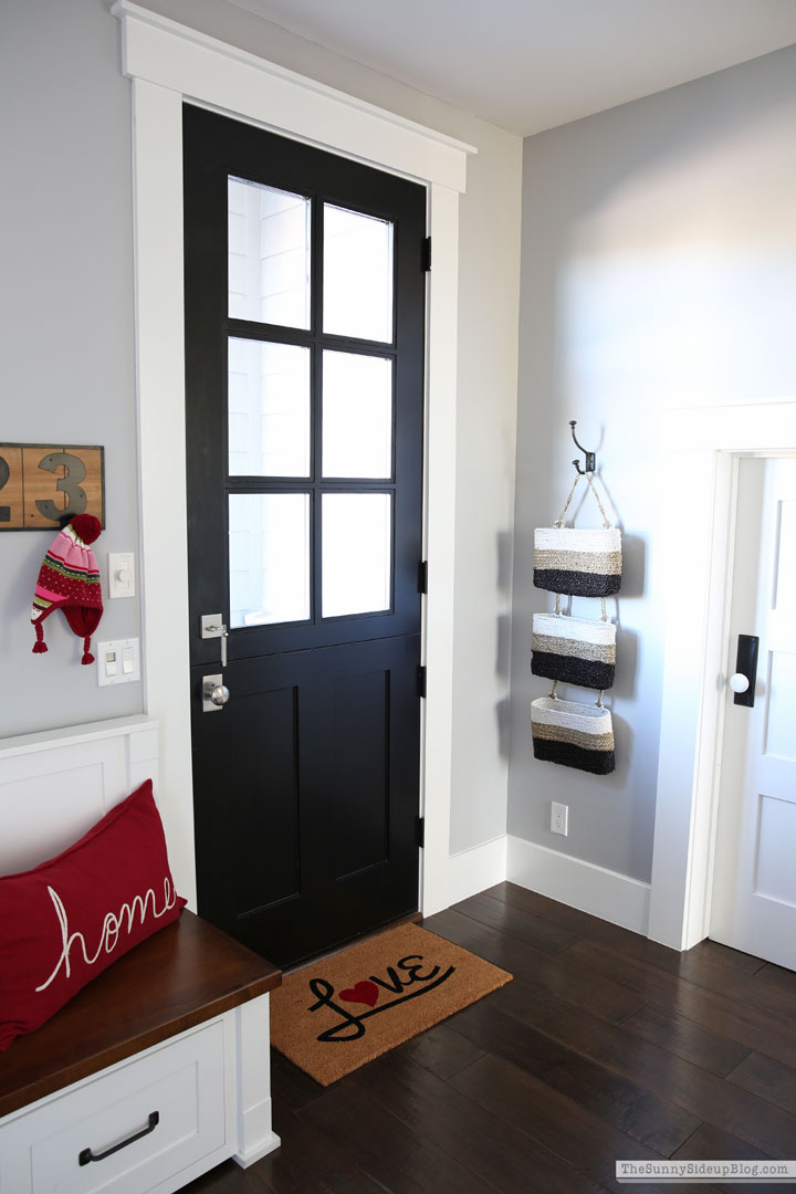 Mudroom Valentine's Day Decor (Sunny Side Up)