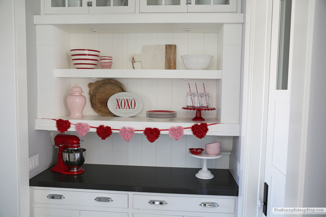 open kitchen shelves rule of three styling examples
