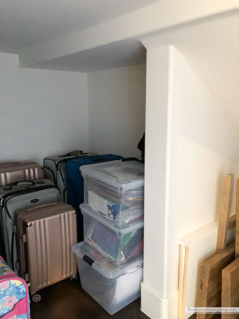 Organized Luggage Closet (Sunny Side Up)