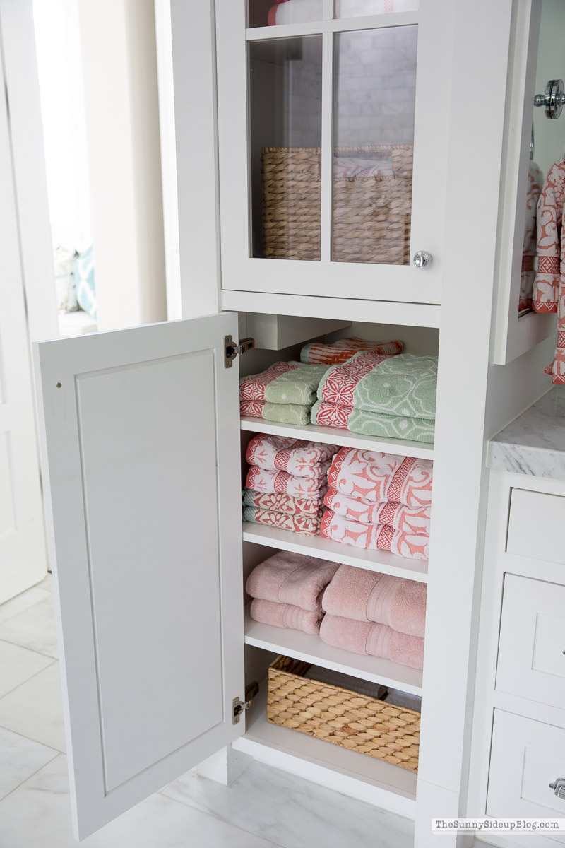 Organized Bathroom Drawers - The Sunny Side Up Blog