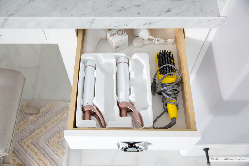 Organized Bathroom Drawers - The Sunny Side Up Blog