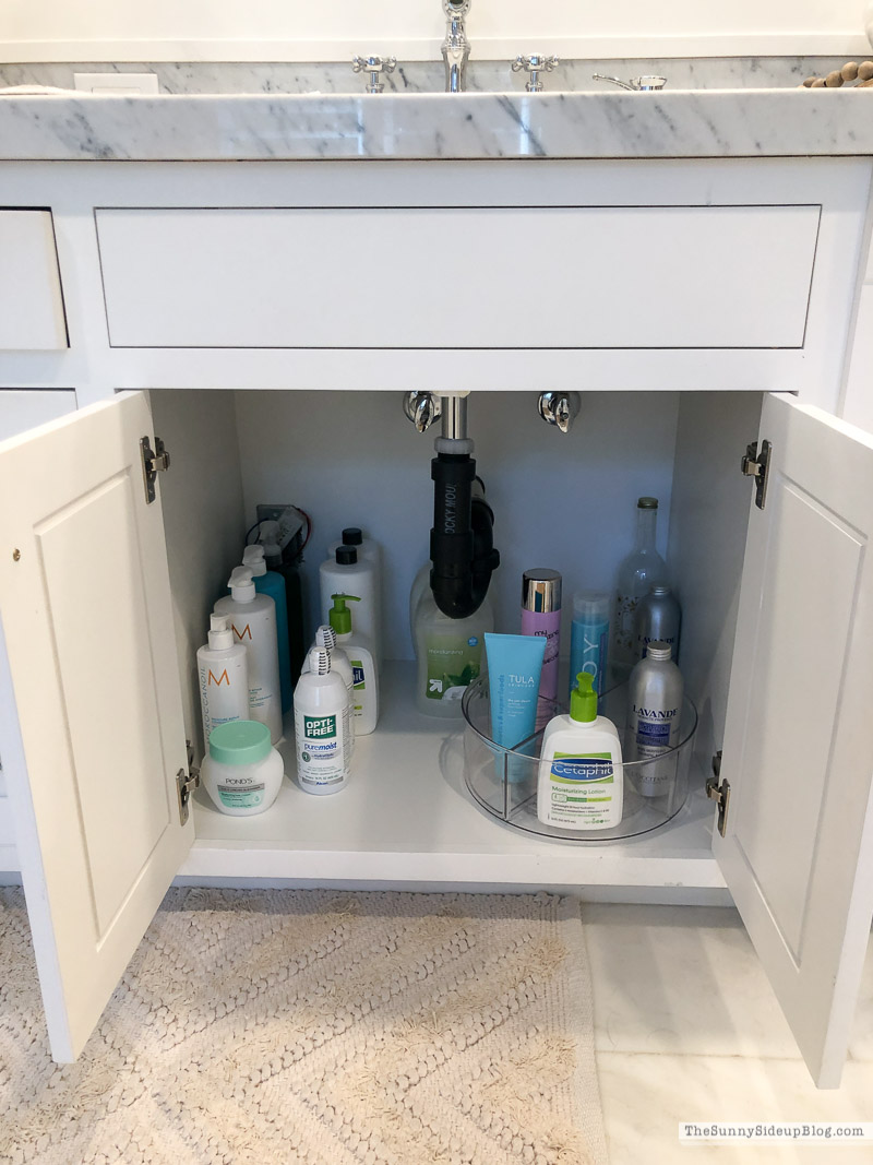 Neat and Tidy Bathroom Drawer Organization