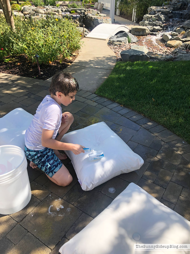 How to wash outdoor patio cushions (Sunny Side Up)