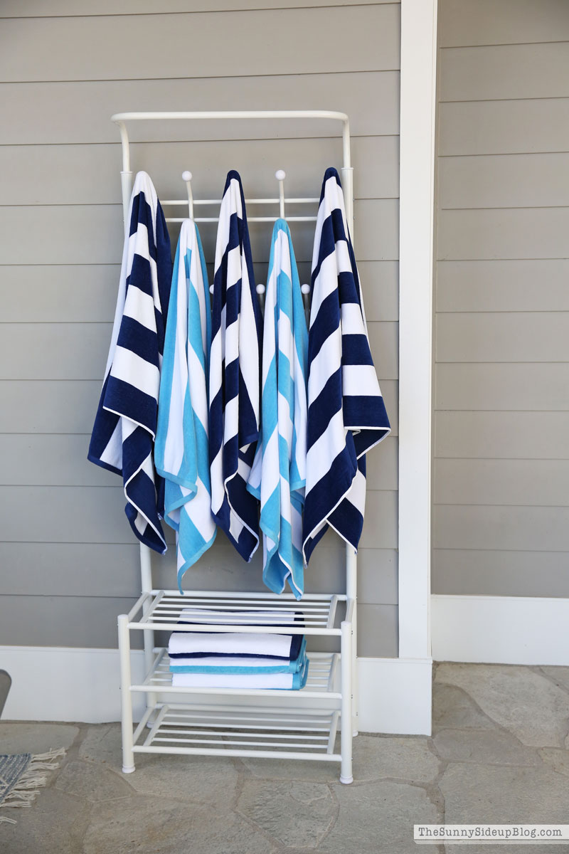 beach towels that hook over chair