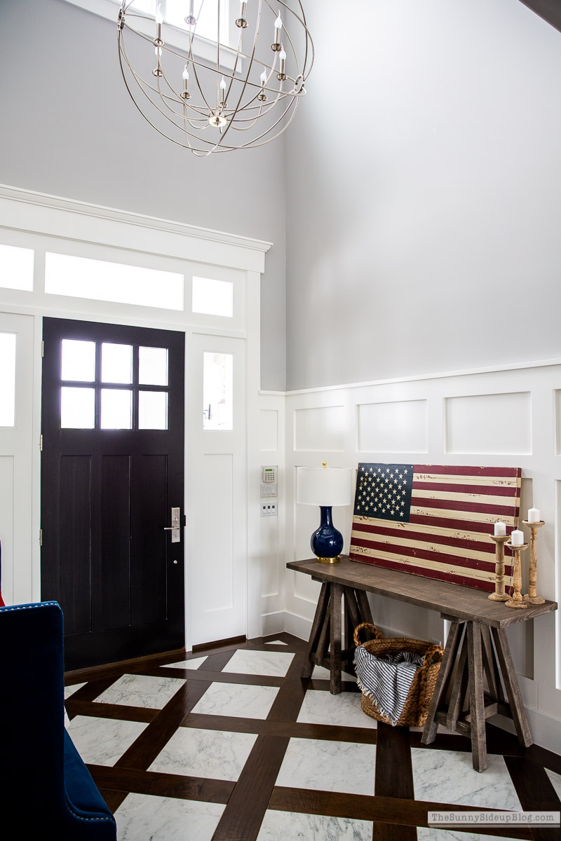 Patriotic Decor Living Room (Sunny Side Up)