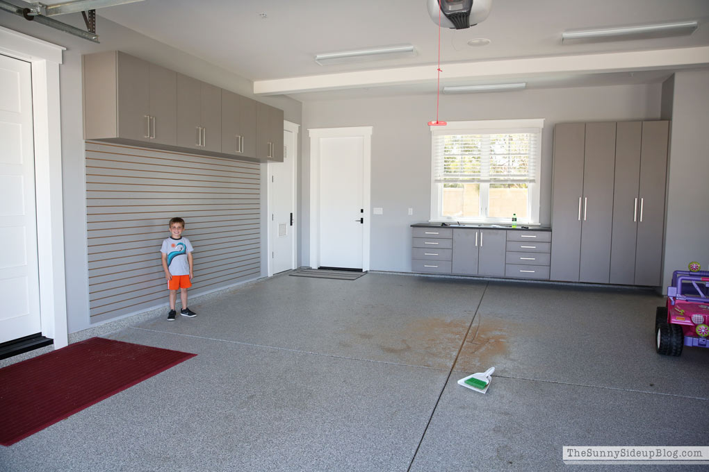 Organized Garage Slat Wall (Sunny Side Up)