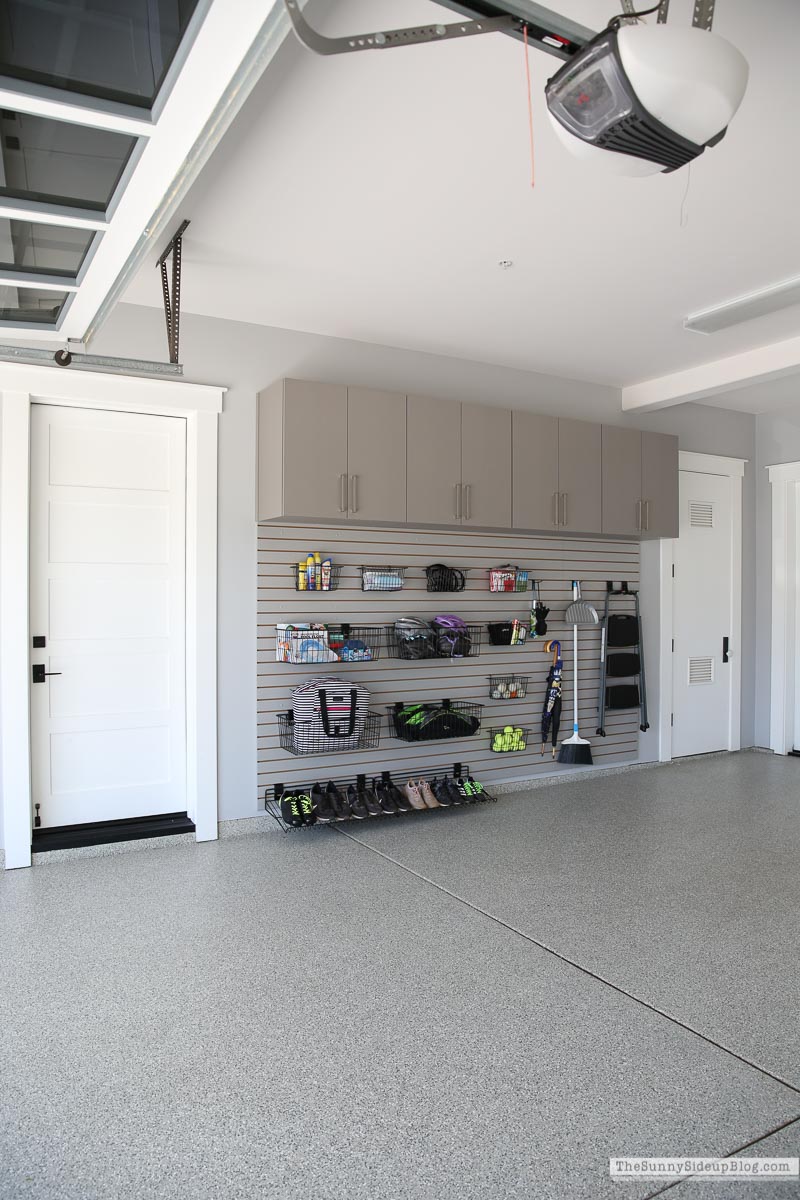 Organized Garage Cabinets - The Sunny Side Up Blog