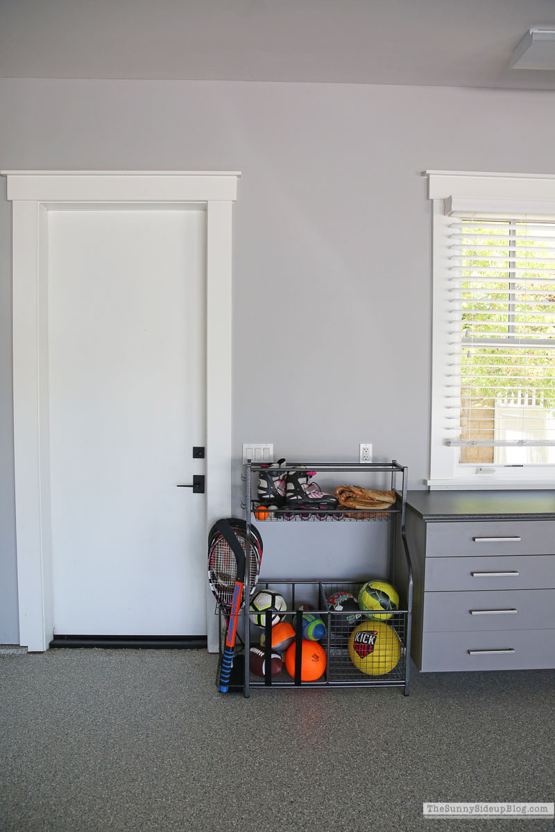 Organized Garage Slat Wall (Sunny Side Up)