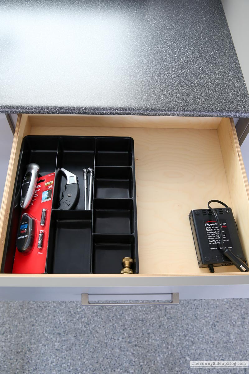 Organized Garage Drawers (Sunny Side Up)