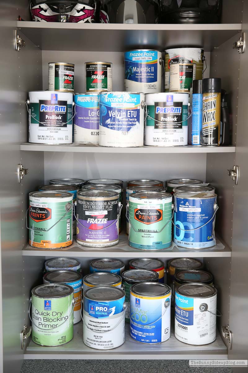 Organized Garage Cupboards (Sunny Side Up)