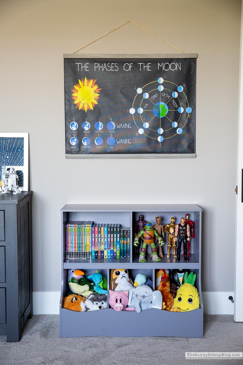 Boy's Organized Bedroom - The Sunny Side Up Blog