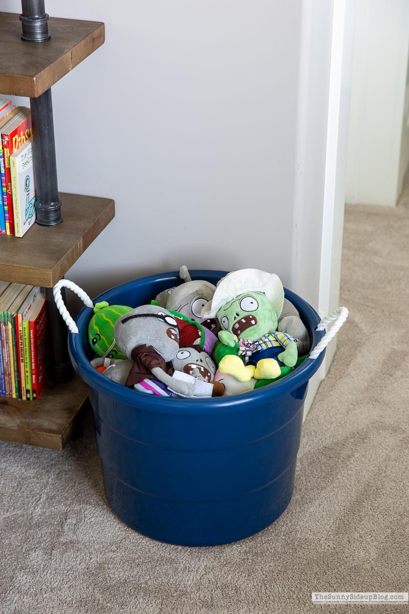 Boy's Organized Bedroom - The Sunny Side Up Blog