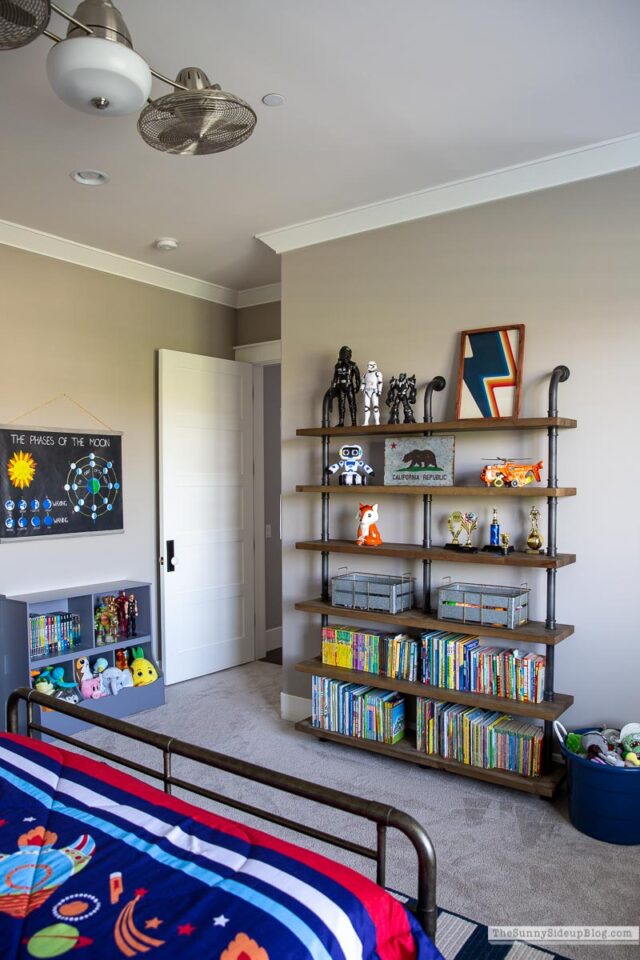 Boy's Organized Bedroom The Sunny Side Up Blog