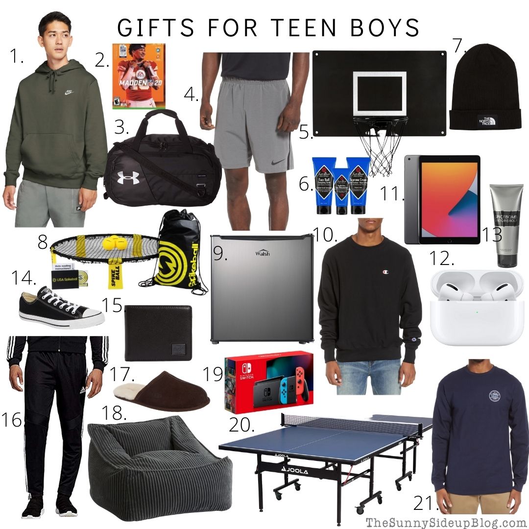 Gifts For Teen Boys (thesunnysideupblog)