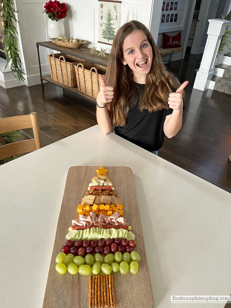 Cheese Boards & a Christmas Tree Snack (Sunny Side Up)