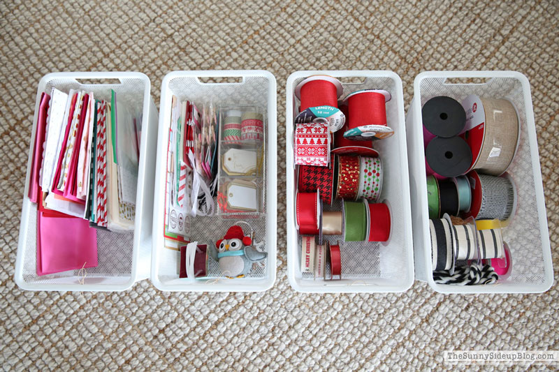 An Easy Way To Do Wrapping Paper Organizing - Sabrinas Organizing