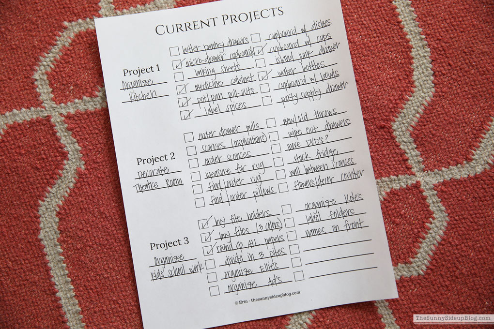 Planning Pages (Sunny Side Up)