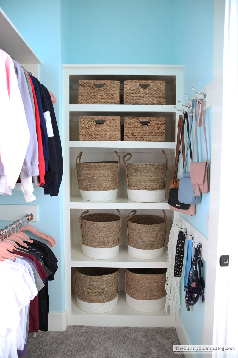 Teen desk and organized closet (Sunny Side Up)