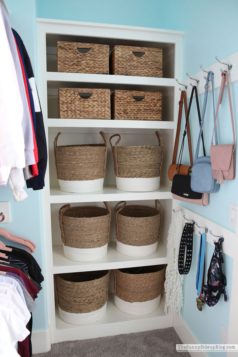 Teen desk and organized closet (Sunny Side Up)