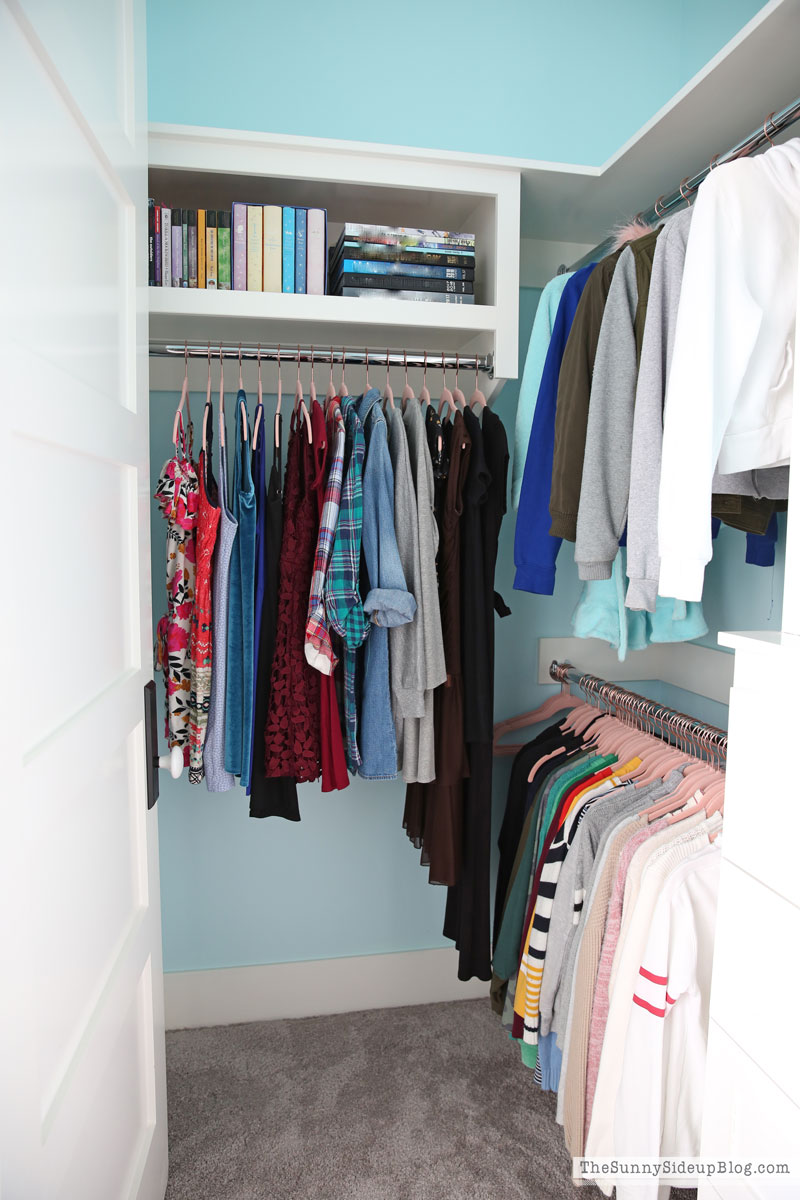 Teen desk and organized closet (Sunny Side Up)