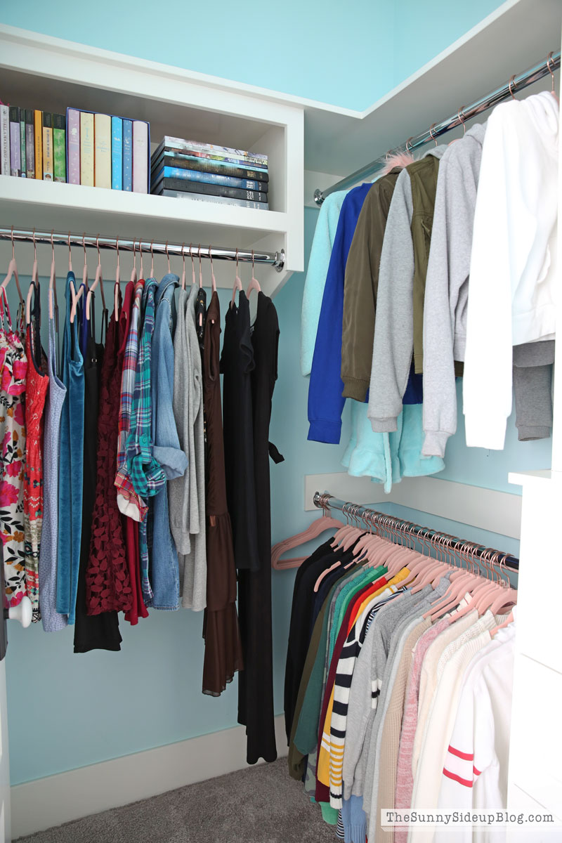 Teen desk and organized closet (Sunny Side Up)