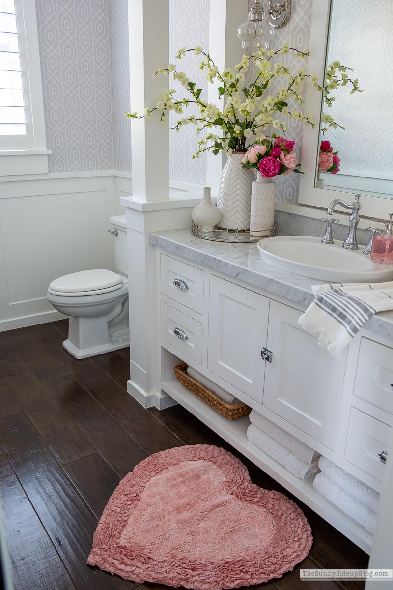 Valentine's Day Bathroom (Sunny Side Up)