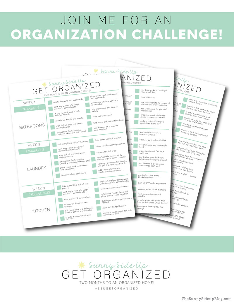 Organization Challenge (Sunny Side Up)