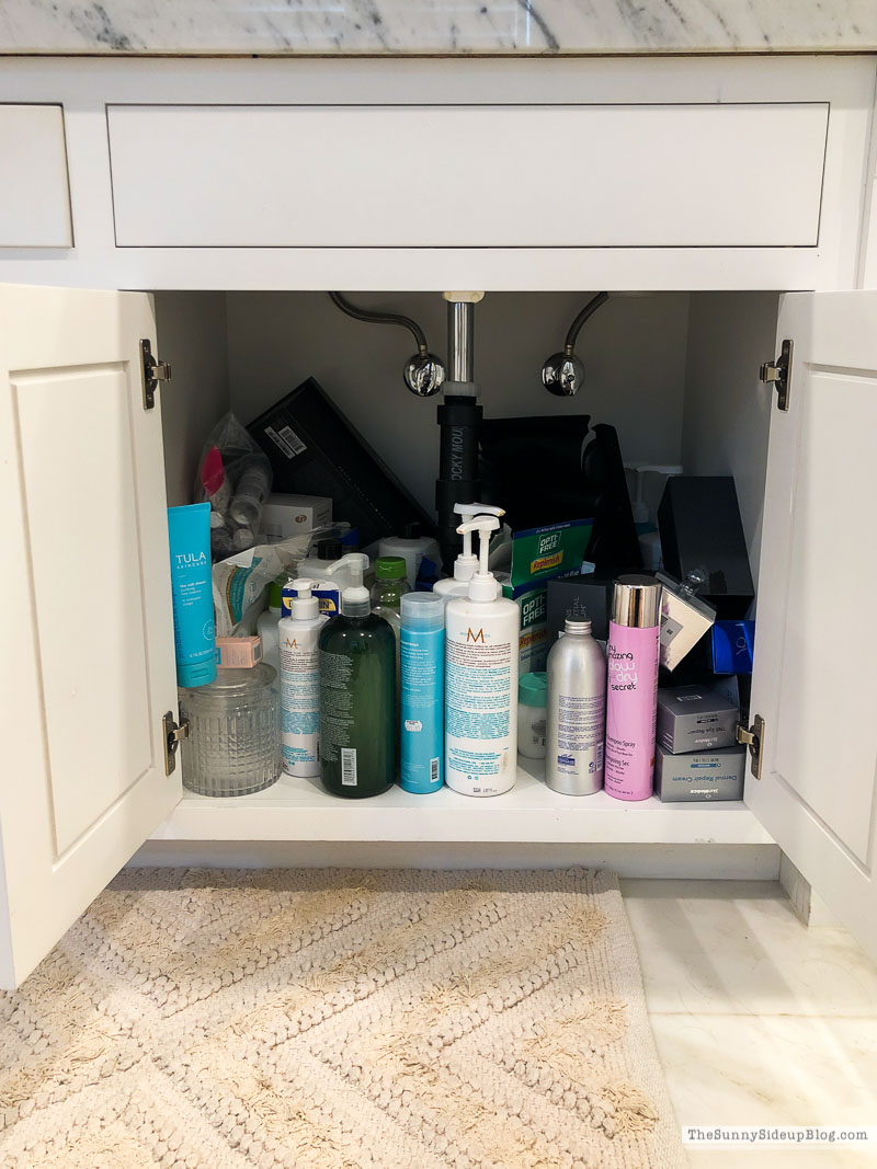 Organized Bathroom Drawers - The Sunny Side Up Blog