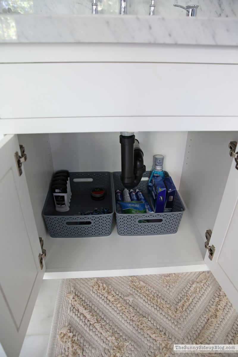 Organized Bathroom Drawers - The Sunny Side Up Blog