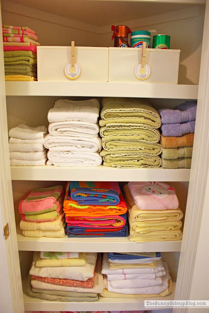 Organized Cleaning Closet - The Sunny Side Up Blog