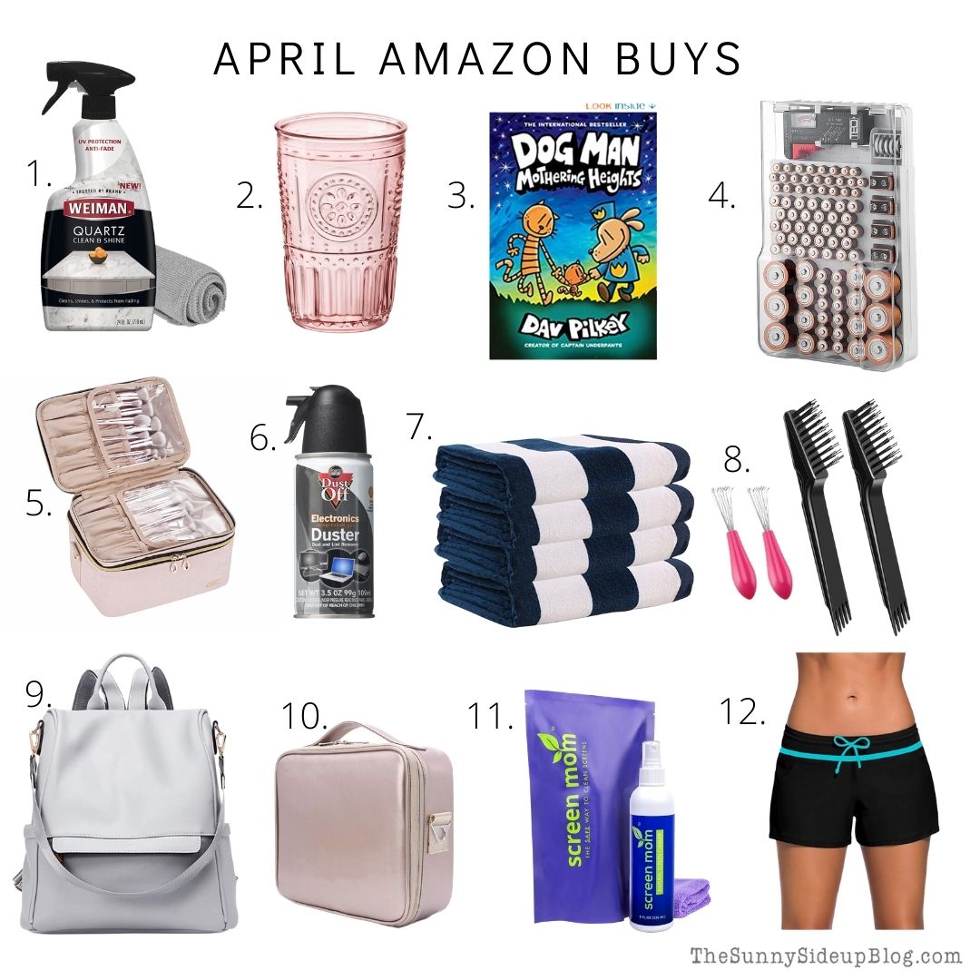 April Amazon buys (thesunnysideupblog.com)