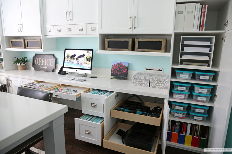 Home office and paper organization (Sunny Side Up)