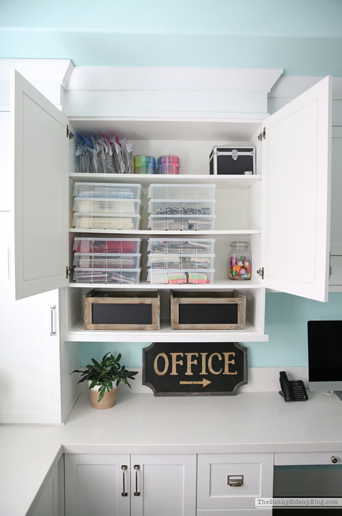 Home office and paper organization (Sunny Side Up)