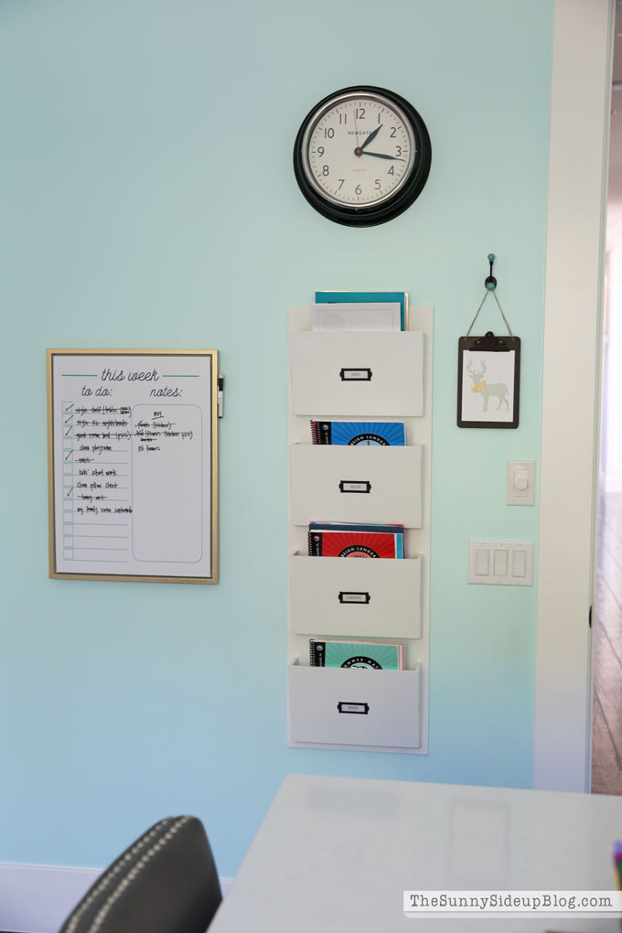 Home office and paper organization (Sunny Side Up)