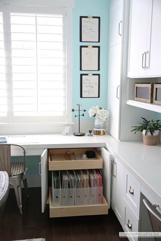 Home office and paper organization (Sunny Side Up)