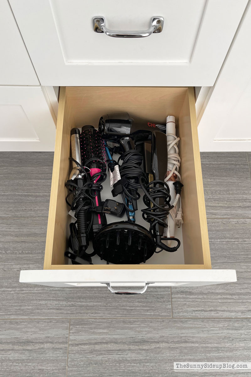 Organized bathroom drawers (Sunny Side Up)